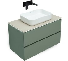 Тумба под раковину Allen Brau Infinity 85 1.21001.CGM олива матовый