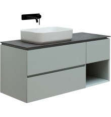 1.21005.PWM INFINITY Тумба 120 L, рapyrus white matt (274249)