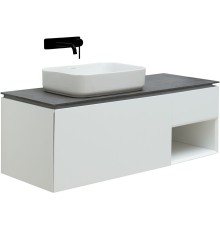 1.21006.WM INFINITY Тумба 120 L 1+1, white matt (274253)