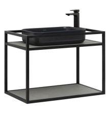 Консоль под раковину Allen Brau Liberty 75 1.33001.BB черный браш
