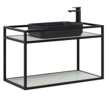 Консоль под раковину Allen Brau Liberty 90 1.33003.BB черный браш