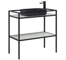 Консоль под раковину Allen Brau Liberty 90 1.33004.BB черный браш