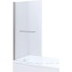 Шторка на ванну Allen Brau 3.31024.BA PRIORITY,150*80 стекло Optiwhite, Easyclean, браш.алюм (274702)