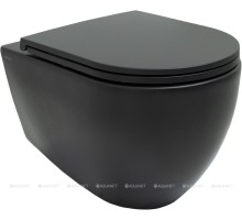 Чаша подвесного унитаза Allen Brau Reality 4.32006.31 черный матовый