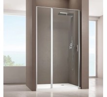 Душевая дверь Allen Brau Priority 90, 90 х 200 см, стекло прозрачное, профиль хром, 3.31001.00