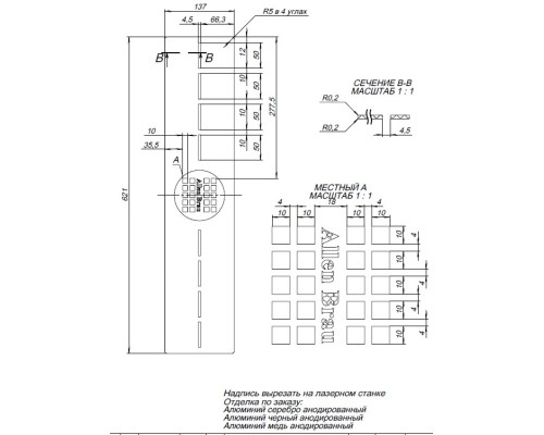 Накладка для сифона Allen Brau Infinity 8.210N3-BA серебро браш