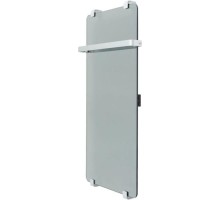 Полотенцесушитель электрический Allen Brau Infinity 100x44 с рейлингом и креплением, серебро браш