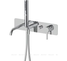 Смеситель для ванны Allen Brau Priority 5.31A05-00 (с внутренней частью) хром