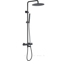 Душевая стойка Allen Brau Priority 5.31A10-31 черный матовый