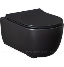 Чаша подвесного унитаза Allen Brau Priority 4.31001.31 черный матовый