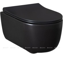 Чаша подвесного унитаза Allen Brau Priority 4.31002.31 черный матовый