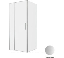 Душевой уголок Allen Brau Priority 90x90 3.31026.BA + 3.31044.BA серебро браш 