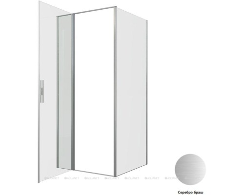 Душевой уголок Allen Brau Priority 90x90 3.31026.BA + 3.31044.BA серебро браш