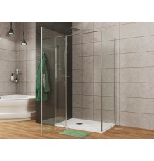 Душевой уголок Allen Brau Priority 120x100 хром, стекло 8 мм