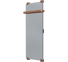Полотенцесушитель электрический Allen Brau Infinity 100x44 с рейлингом и креплением, медь браш