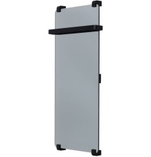 Полотенцесушитель электрический Allen Brau Infinity 100x44 с рейлингом и креплением, черный браш