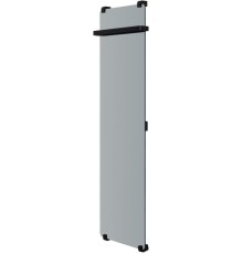 Полотенцесушитель электрический Allen Brau Infinity 160x44 с рейлингом и креплением, черный браш