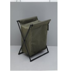 Корзина для белья Allen Brau Priority черный/оливковый 