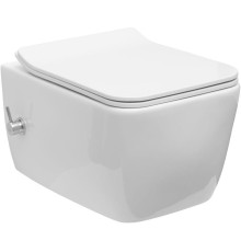 4.33009.20 LIBERTY 2 Унитаз подвесной rimless б/сиденья гиг.душ г/х. 518x370 мм белый (312476)