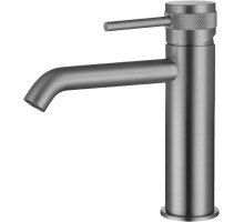 5.31A01-MG PRIORITY 3.0 Cмеситель для умывальника, излив 125мм, Kerox, графит браш (323734)