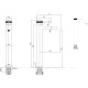 5.31A02-MG PRIORITY 3.0 Cмеситель для умывальника высокий, излив 145мм, Kerox, графит браш (323735)