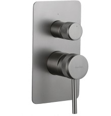 5.31011-MG PRIORITY X2 Смеситель встр. для душа, 2 выхода, Kerox,Easy box,графит браш (323748)