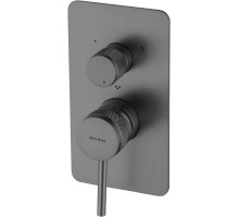 5.31A11-MG PRIORITY X3 Смеситель встр. 3 выхода, Kerox,Easy box,графит браш (323751)