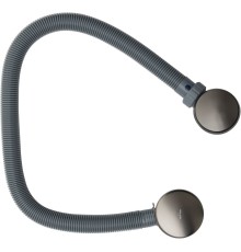 5.31027-MG PRIORITY Слив-перелив Round, Click-Clack, латунь/пластик, L=600мм, графит браш (323761)