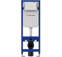 9.11102.20 PNEUMATIC SLIM Инстал. для подв. унитаза, патрубки,б/кнопки смыва 1117х138х380мм (325594)