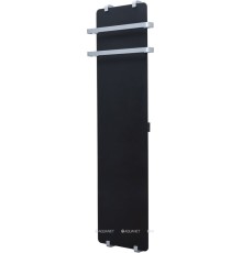 Полотенцесушитель INFINITY 1400х440мм черн.мат., с рейлингом 2.0 и креплением, серебро браш (325625)