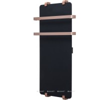 Полотенцесушитель INFINITY 1400х440мм черн.мат., с рейлингом 2.0 и креплением, медь браш (325632)