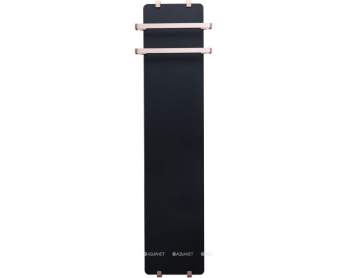 Полотенцесушитель INFINITY 1800х440мм черн.мат., с рейлингом 2.0 и креплением, медь браш (325634)