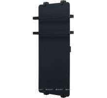 Полотенцесушитель INFINITY 1400х440мм черн.мат., с рейлингом 2.0 и креплением, черный браш (325639)