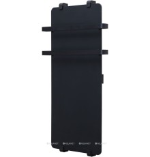 Полотенцесушитель INFINITY 1400х440мм черн.мат., с рейлингом 2.0 и креплением, черный браш (325639)