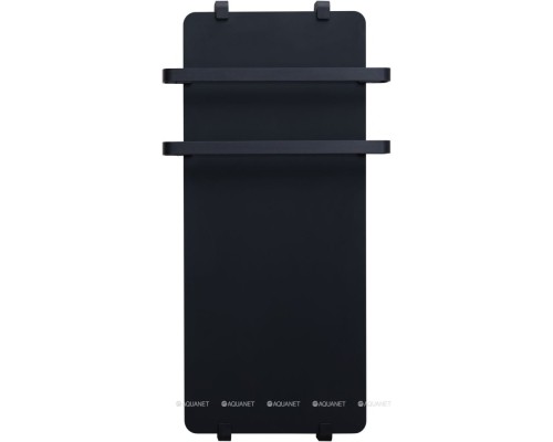Полотенцесушитель INFINITY 1400х440мм черн.мат., с рейлингом 2.0 и креплением, черный браш (325639)