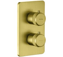 5.31213-GB PRIORITY V.2 Термостат Vernet, без доп.оборудов.,Easy box,браш.золото (330533)