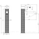 5.31С02-BN PRIORITY 4.0 Cмеситель для умывальника высокий, Kerox, браш.никель (330900)