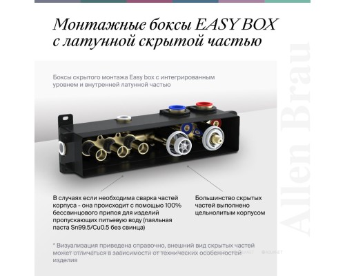 5.31D03-31 PRIORITY 4.0 Cмеситель для умыв. встраив.,прямоуг.накл,Kerox,EASY BOX,черн.мат (330907)