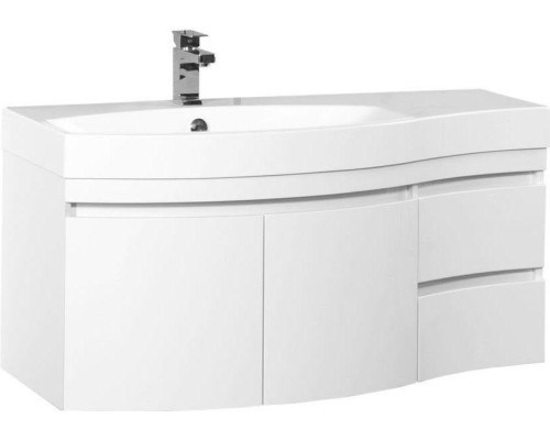 Тумба под раковину Aquanet Опера 115 L белый (2 дверцы 2 ящика) 212990 Тумба под раковину Aquanet Опера 115 L белый (2 дверцы 2 ящика) 212990