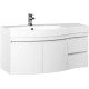 Тумба под раковину Aquanet Опера 115 L белый (2 дверцы 2 ящика) 212990