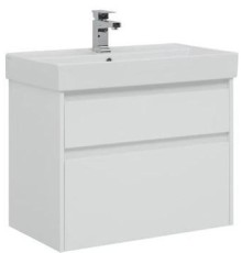 Тумба под раковину Aquanet Nova Lite 75 белый (2 ящика) 