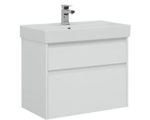 Тумба под раковину Aquanet Nova Lite 75 белый (2 ящика) 242272