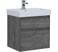 Тумба под раковину Aquanet Nova Lite 60 дуб рошелье (2 ящика) 