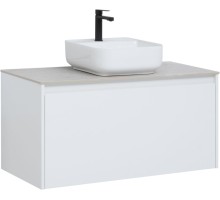 Тумба под раковину Aquanet Nova Lite 100 белый (1 ящик) 