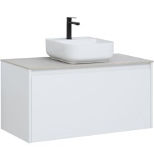 Тумба под раковину Aquanet Nova Lite 100 белый (1 ящик)