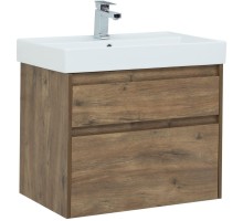 Тумба под раковину Aquanet Nova Lite 75 дуб рустикальный (2 ящика) 