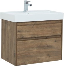 Тумба под раковину Aquanet Nova Lite 75 дуб рустикальный (2 ящика) 
