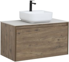 Тумба под раковину Aquanet Nova Lite 90 дуб рустикальный (1 ящик) 