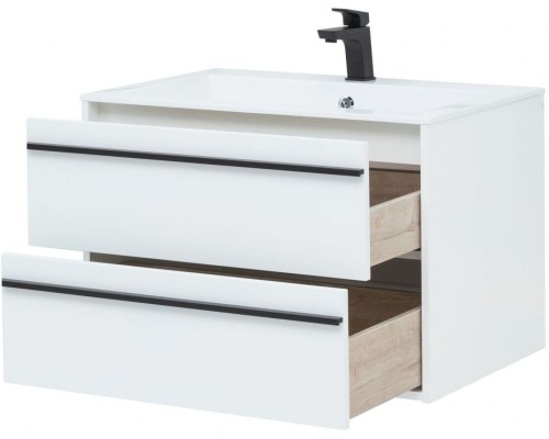 Тумба под раковину Aquanet Lino 80 белый матовый 253903 Тумба под раковину Aquanet Lino 80 белый матовый 253903