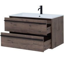 Тумба под раковину Aquanet Lino 90 Дуб Веллингтон